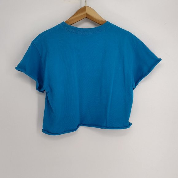 HUF Cropped Rainbow Colors Pride Skate Blue T-Shirt - Picture 3 of 5